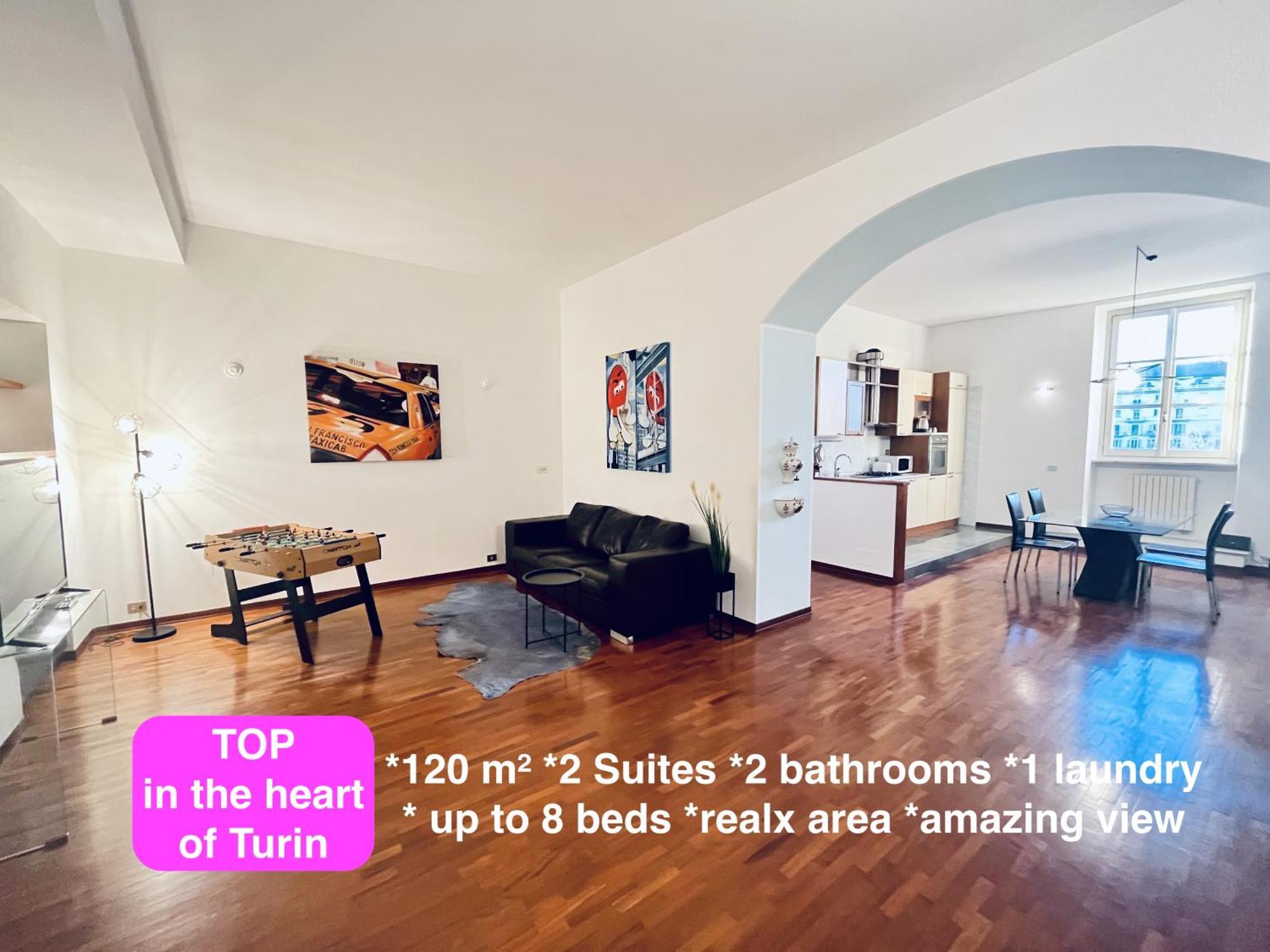 Prestigioso 120MqTop In Centro Turim Exterior foto